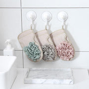 Luxe Scrubhandschoen - Badspons met scrubkant - Badspons -  -Scrub & Massage Spons Bad Set 3x