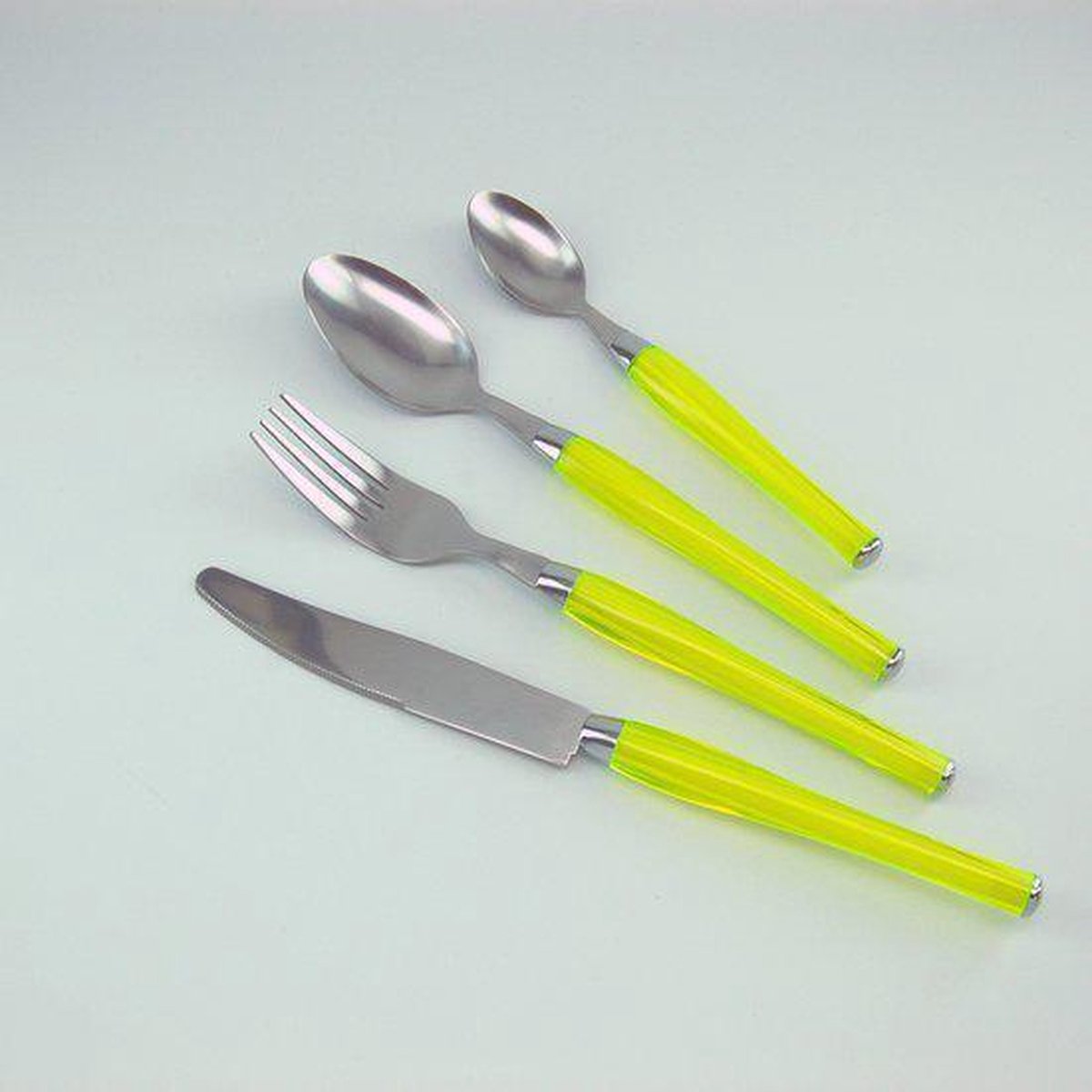 Kitchen Trend Products Mango Bestekset - 24-delig - Licht Groen