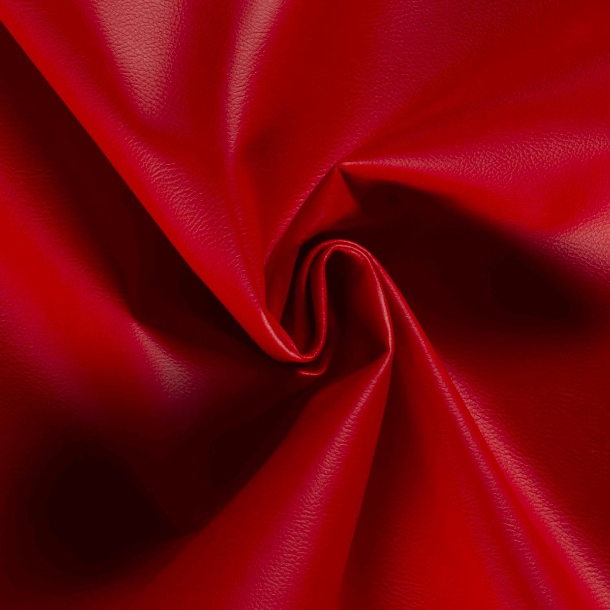 Glim® - Kunstleer stof - Skai leer - Op rol - Stof per meter - Faux leather - imitatie leder - 100* 147 - Rood