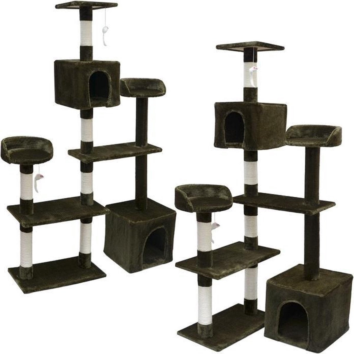 Cat Cat Cat Cat Tree Nora Olive Green