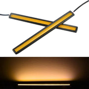 2 STKS 6 W DRL COB Warm Wit Lichtbalk Auto Lichtbron Waterdichte Dagrijverlichting