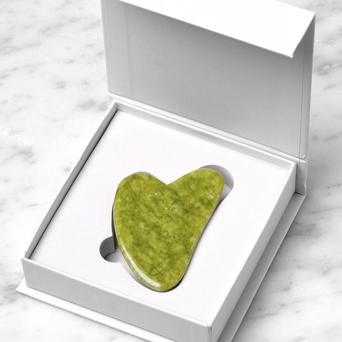 Guasha Massage Steen met Luxe Geschenkdoos | Jade Schraper