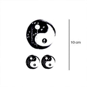Yin Yang plaktattoo | 2 stuks