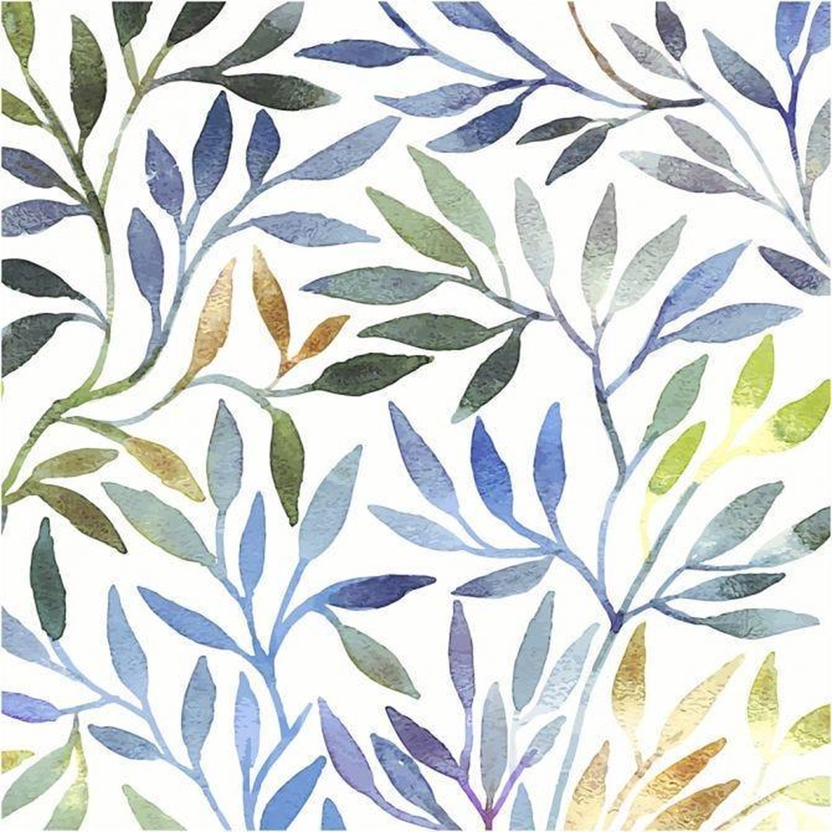 Table Napkins. Willow leaves. size 33x33 cm. 20 pc/ 1 pack