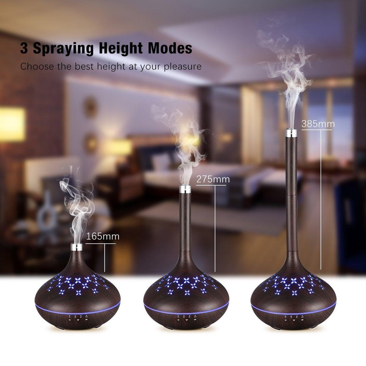 iBought Smart WiFi Aroma Diffuser - Aroma Verdamper - Olie Diffuser WiFi - Aroma Vernevelaar- Olie Verdamper