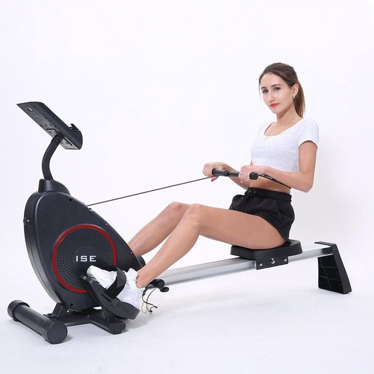 ISE SY-15002 Stille opvouwbare indoorroei-machine 8 Weerstand cardio fitness training