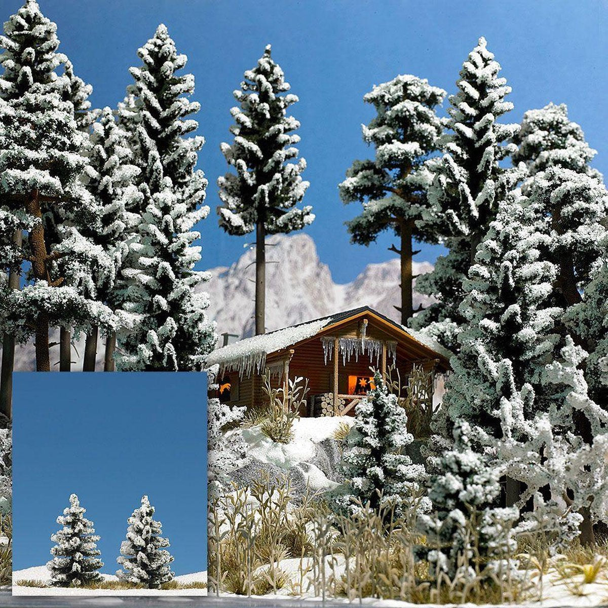 Busch - 2 Schnee-fichten