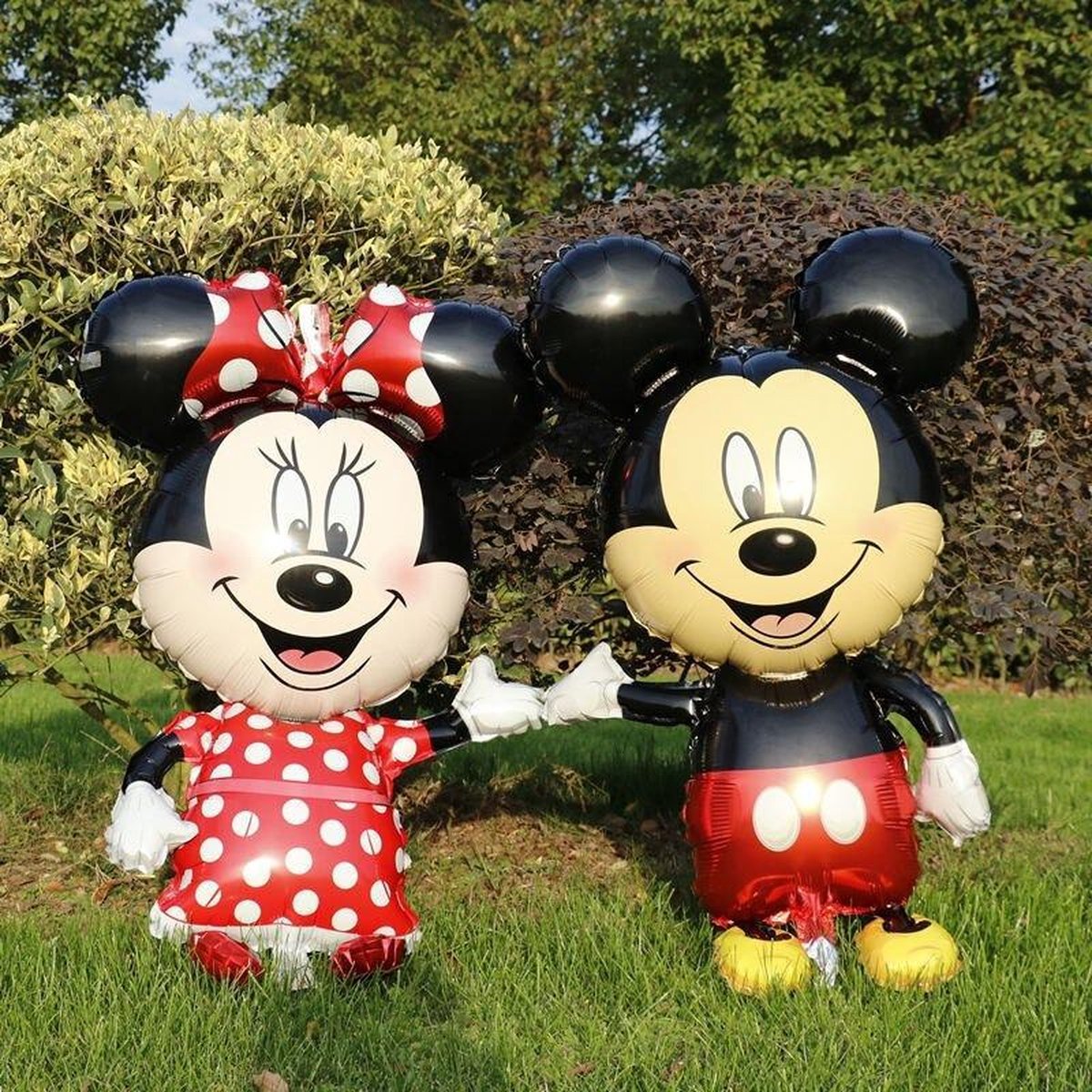 Opblaasbare Mickeyy Mouse vorm ballon-Party Folie Ballon -1pc Giant Mickey MMinnie Mouse Balloon Birthday Party Folie Ballon van de cartoon - 1 stuks - 112 cm Hoog - Kinderen Verjaardag Decoraties Kinder