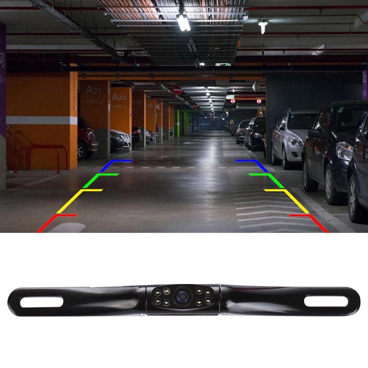 4039 LED 0.3MP Security Backup Parking IP68 Waterdichte achteruitrijcamera