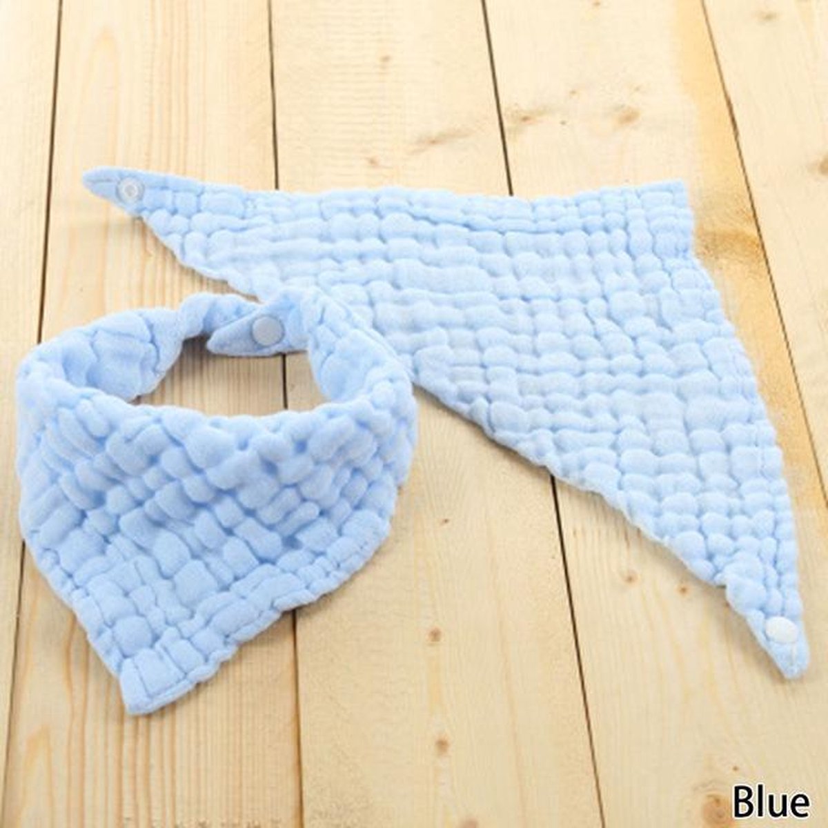 JillyBee - Slab - Slabbetje - Slabber - Bandana - Blauw