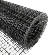 Volieregaas 19 x 19mm 1.5mm 100cm 10m Zwart gepoedercoat RVS