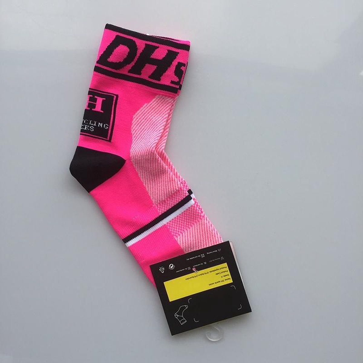 BikerVibes | Sportsokken | 40-45 | Roze/zwart