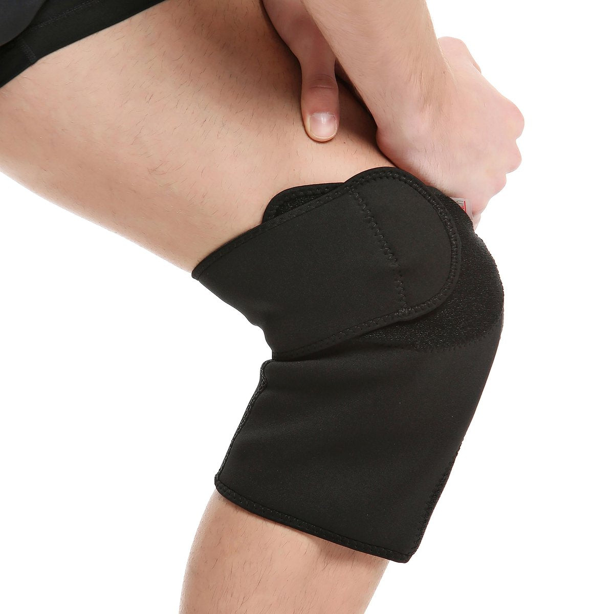 FHP-180L Warmtebandage knie links - Warmte pad voor de linkerknie - Zwart