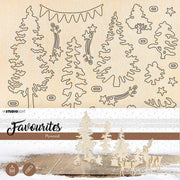 Studio light Plywood Favourites Forrest Deer nr 09 PWSL09
