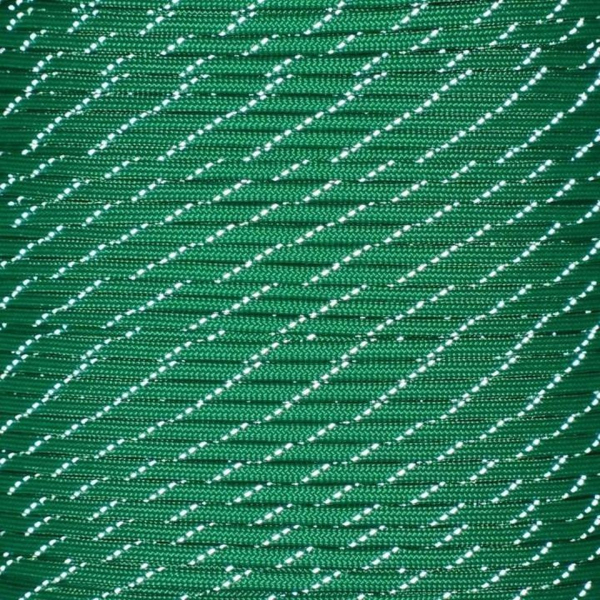 Rol 100 meter - Groen Reflecterend Paracord 550 - #54