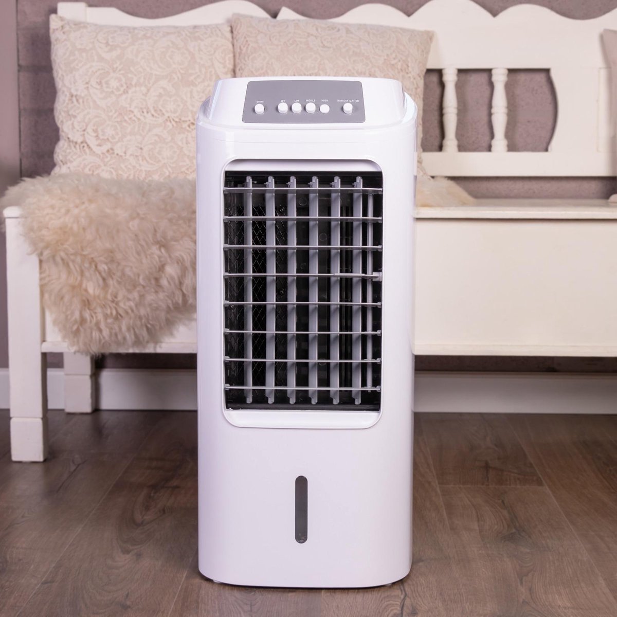 Aircooler - Luchtkoeler - 6 Liter - Wit - Ventilator