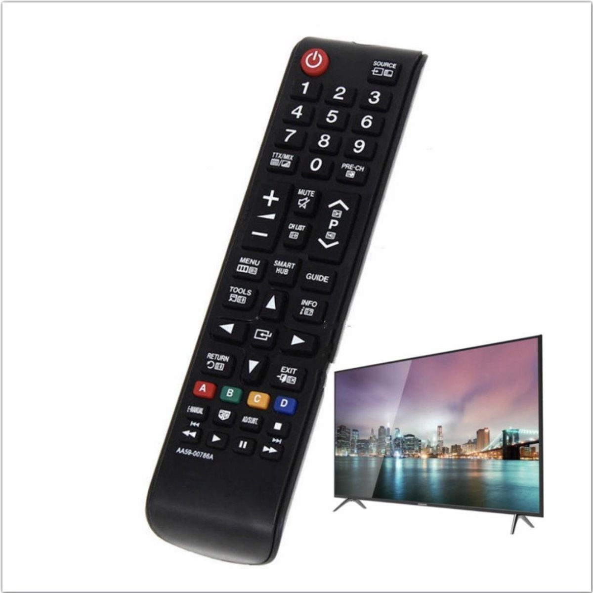 WiseGoods Smart TV Afstandsbediening - Universele Televisie Remote Control -  Samsung 3D