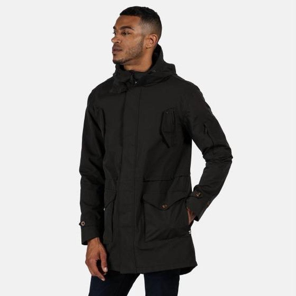 Regatta - Men's Macarius Waterproof Hooded Parka Jacket - Jas - Mannen - Maat XL - Zwart
