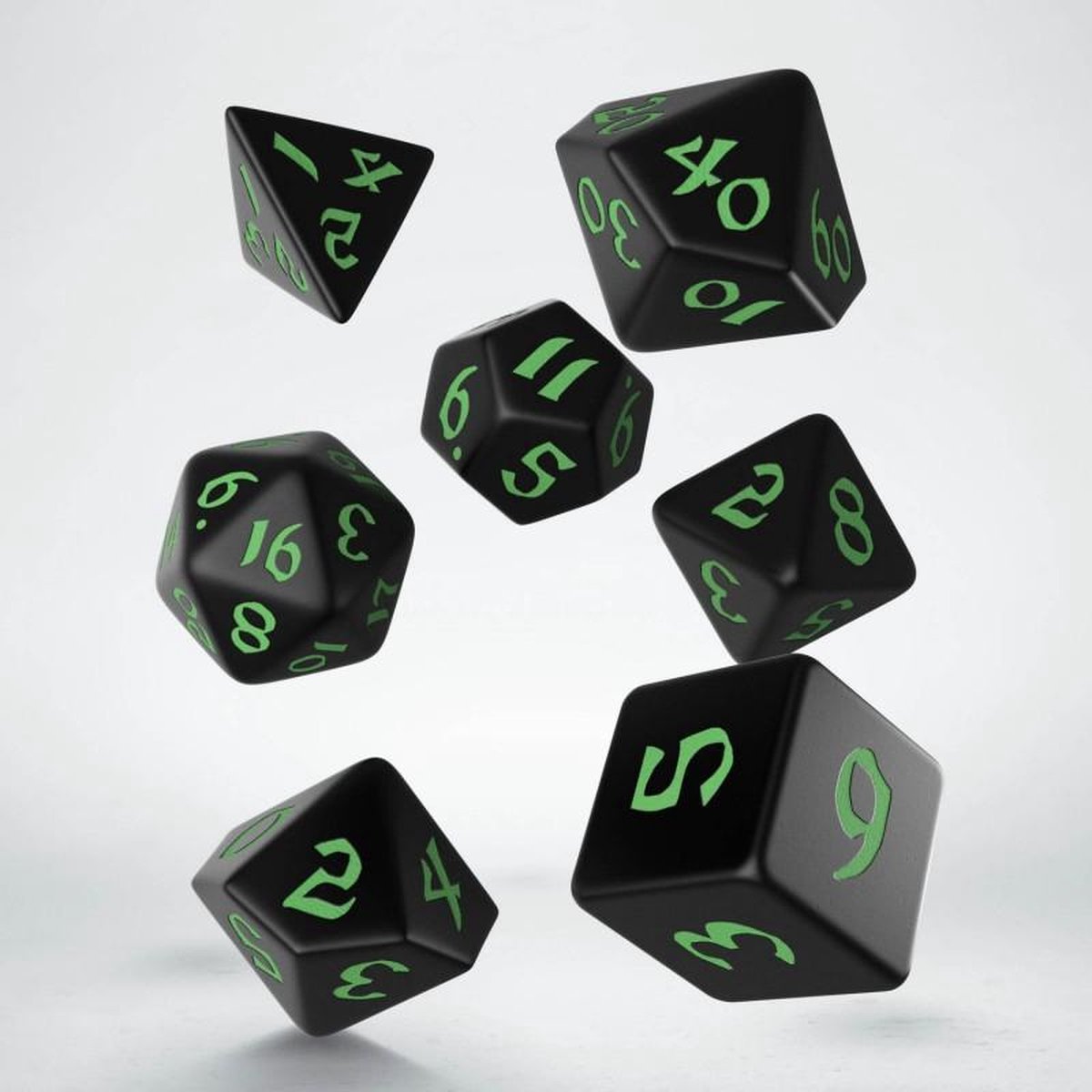 Classic Runic - Black w/green