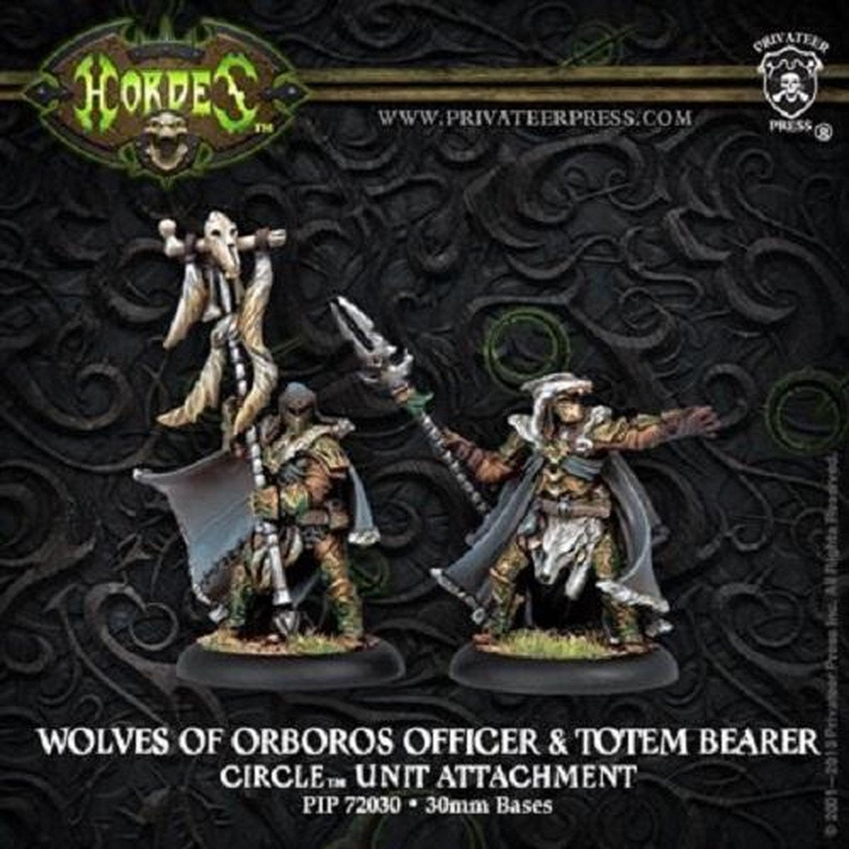 Orboros Wolves Master of the Hunt and Totem Bearer
