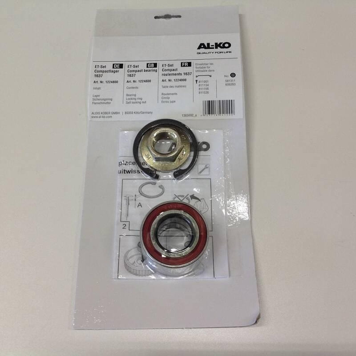 Compactlagerset Alko 1637 tot 900 kg - in Blister