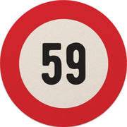 Bierviltjes 59 jaar | Bierviltjes 20 stuks | Bierviltjes verjaardag| Bierviltjes gefeliciteerd