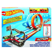 Hot Wheels Action Dubbele Loopingrace Speelset