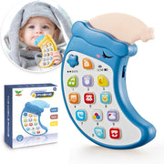 JUST23® Baby Speelgoed Telefoon  – Educatief Speelgoed - Baby GSM – Kindertelefoon – Kraamcadeau Jongen en Meisje – 12 Knoppen