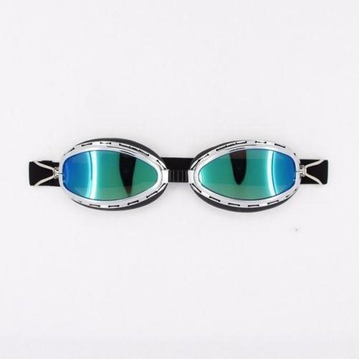 Chrome speedster motorbril multi kleur glas