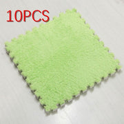 Speelmat Baby - Speelmat Foam - Babygym - Speeltapijt - Speelmatten Voor Kinderen - Tapijten Woonkamer - Tapijt Kinderkamer - Groene Kleur - 10 Stuks - 30x30Cm