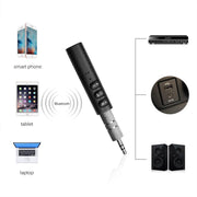 Bluetooth audio ontvanger- geleverd in verschillende kleuren; blauw/groen/rood/wit/zwart.