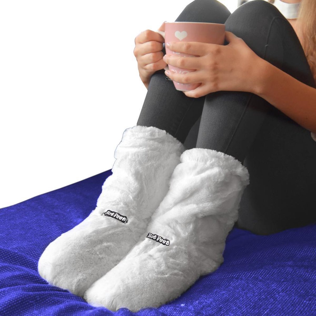 MikaMax Hot Boots - Magnetron Sloffen - Magnetron Laarzen - Verwarmde Sloffen - Wit