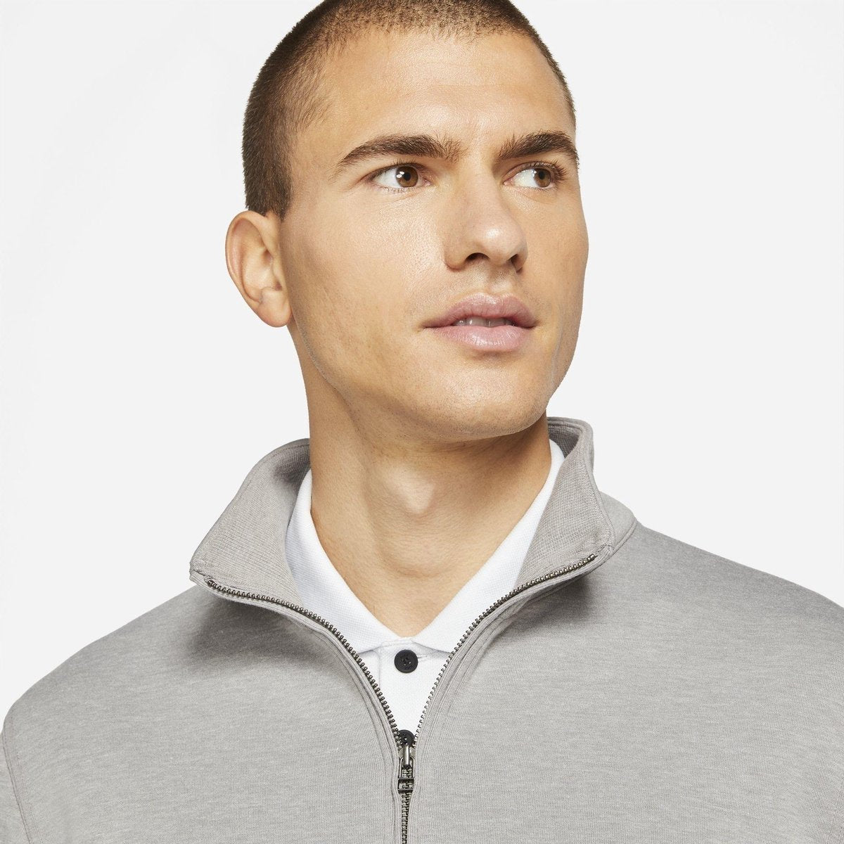 Men Golf Dri Fit Player Top Grey