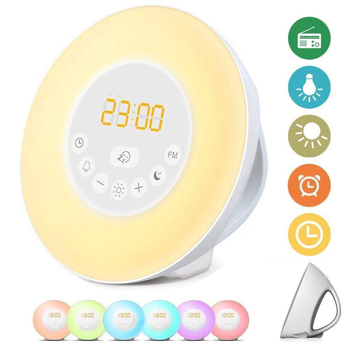 Gadgy Wake-Up Light multi color