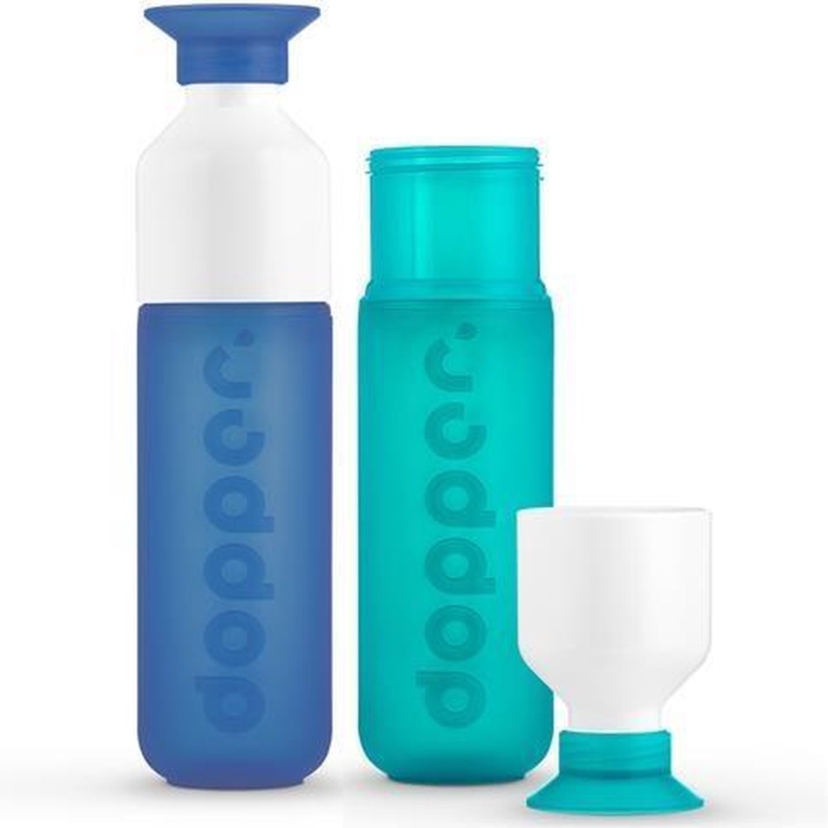 Dopper Drinkfles - Pacific en SeaGreen - duo set 2 kleuren