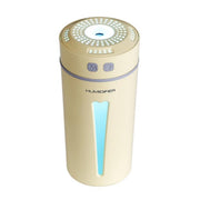 Doodadeals® | Luchtbevochtiger met Aromatherapie | Pastel geel | Luchtbevochtiger Babykamer | Luchtbevochtiger Slaapkamer en Kinderkamer | Luchtbevochtiger Baby | Elektrische Geurverspreider | Pastel geel | 7 LED kleuren