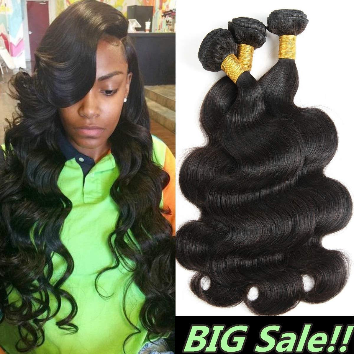 3x Hairweave 12"bundle 100%remy human hair 300Gram wefthair ACTIE!!
