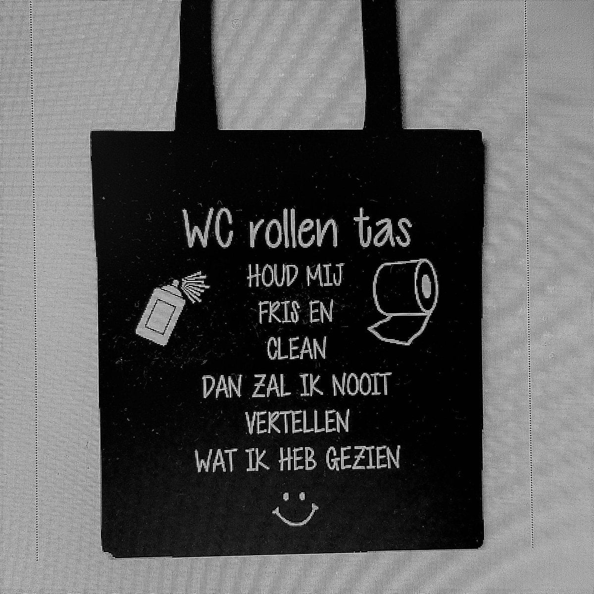 Cadeau tekst tekstbord regels WC rollen tas Houd mij fris en clean dan zal ik nooit vertellen wat ik heb gezien bedankt bedanken meesterdag juffendag afscheid moeder mama liefste lief leukste mijn is de gefeliciteerd verjaardag jarig moederdag juf