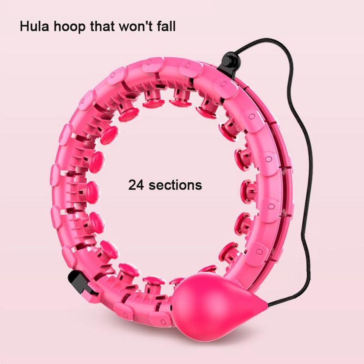 Fitualine - Fitness Hoelahoep - weighted Hula Hoops - Hoepel Fitness -  - Met Gewicht -