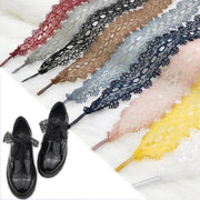 Opengewerkte veterveters gebroken witte schoenen Sneaker Casuals lederen schoenveters