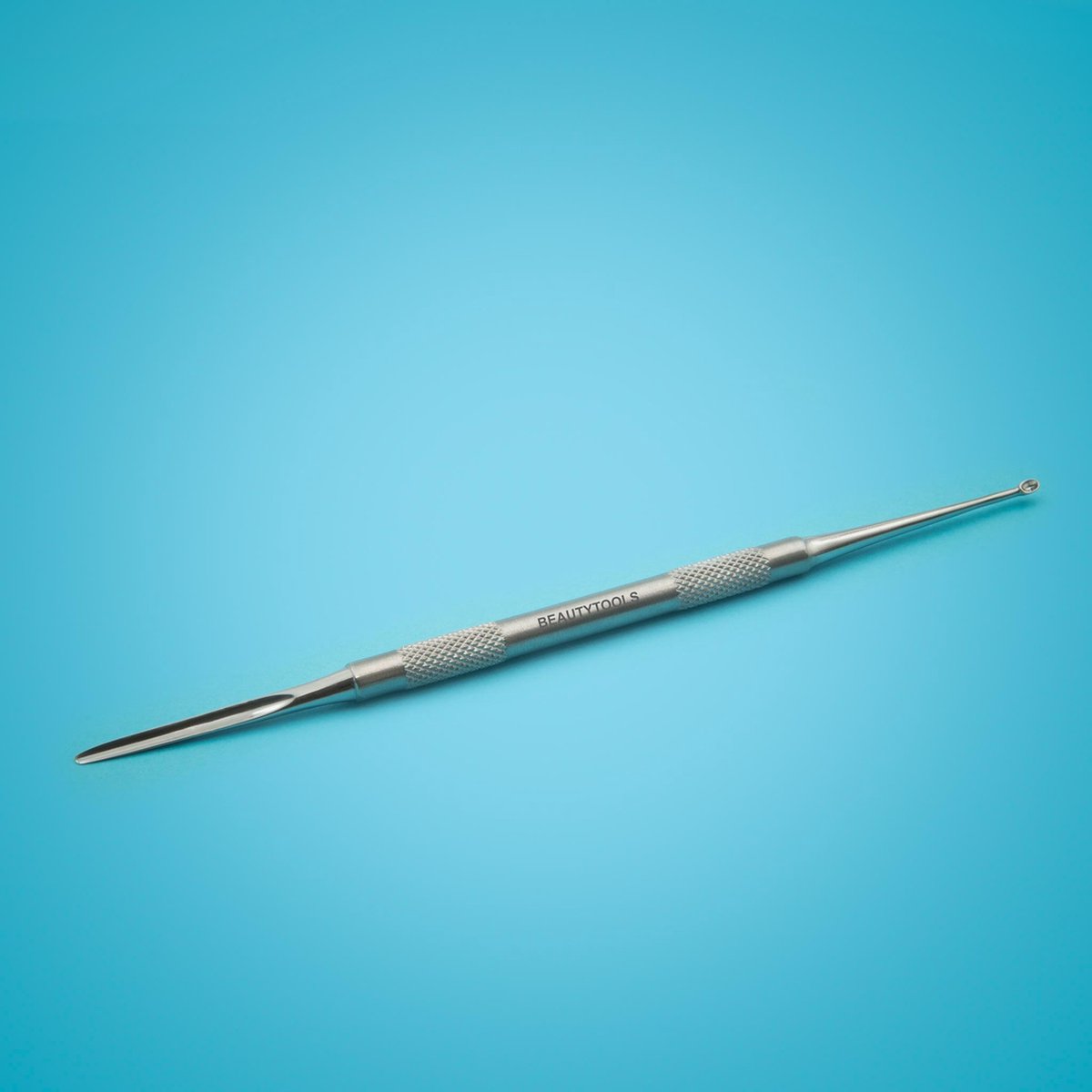Beautytools INOX Pedicure Holle Beitel met Fijne Gleuf 1.3 mm - Eksteroog/Likdoorn Verwijderaar - Dubbelzijdig 15 cm (NC-0447)