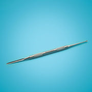 Beautytools INOX Pedicure Holle Beitel met Fijne Gleuf 1.3 mm - Eksteroog/Likdoorn Verwijderaar - Dubbelzijdig 15 cm (NC-0447)