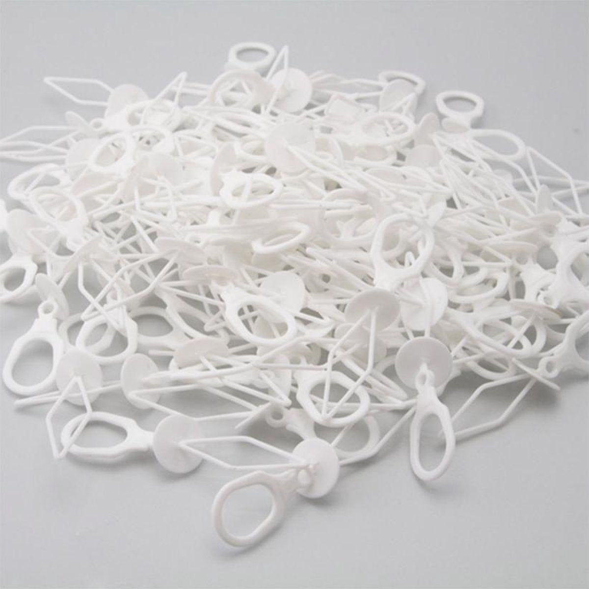100 stuks snel sluiters voor ballonnen wit