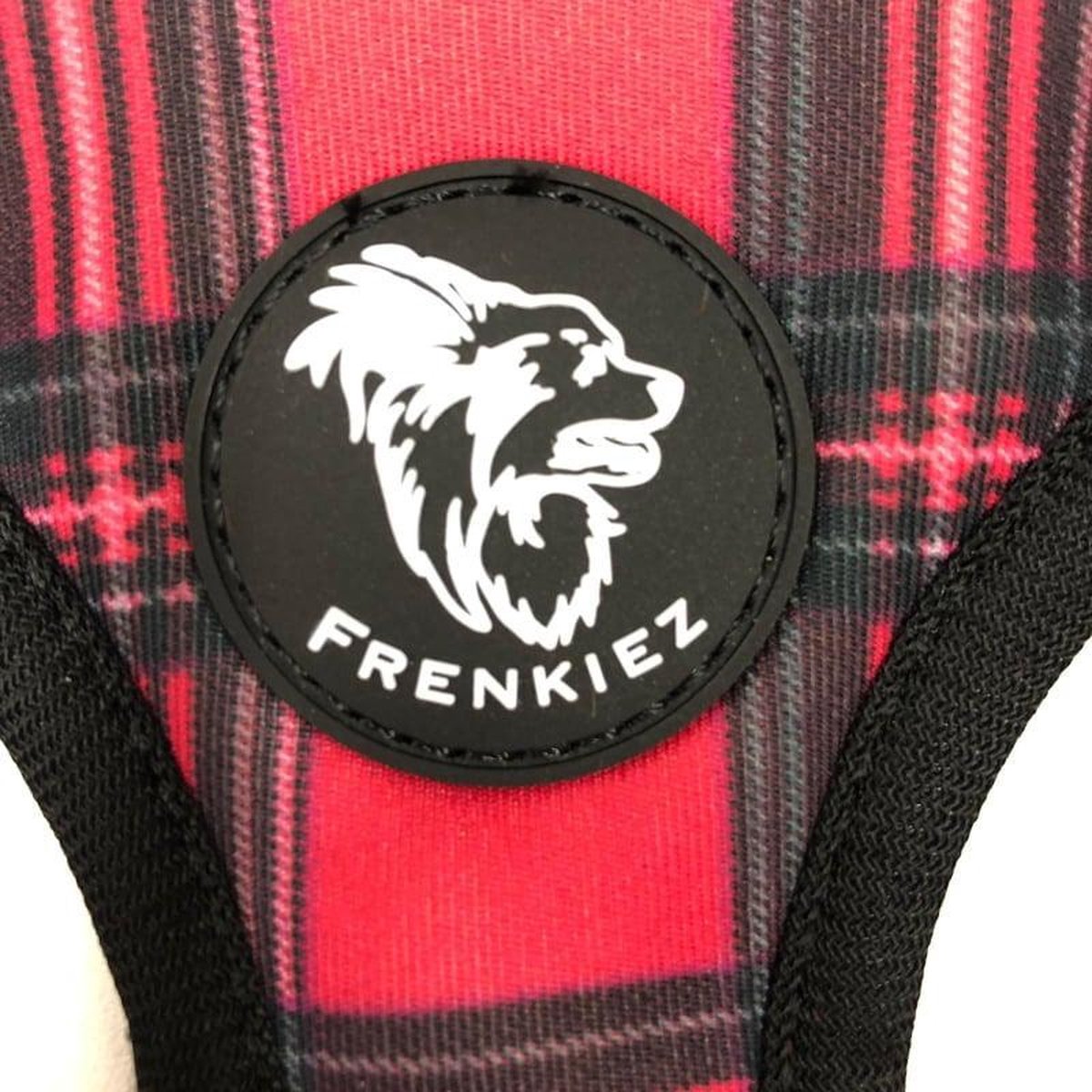 Frenkiez Reversible Harness BarkBerry red