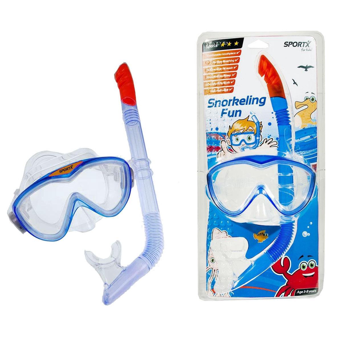 Sportx - Snorkelset - Kinderen - Blauw