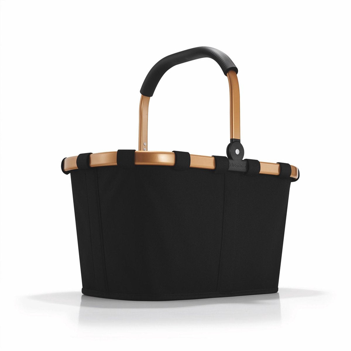 Reisenthel Carrybag frame Boodschappenmand - Polyester - 22L - Frame Goud - Zwart