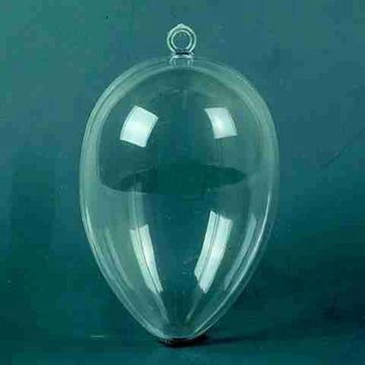 Plastic ei [ perspex ]transparant 6CM / 20 STUKS.