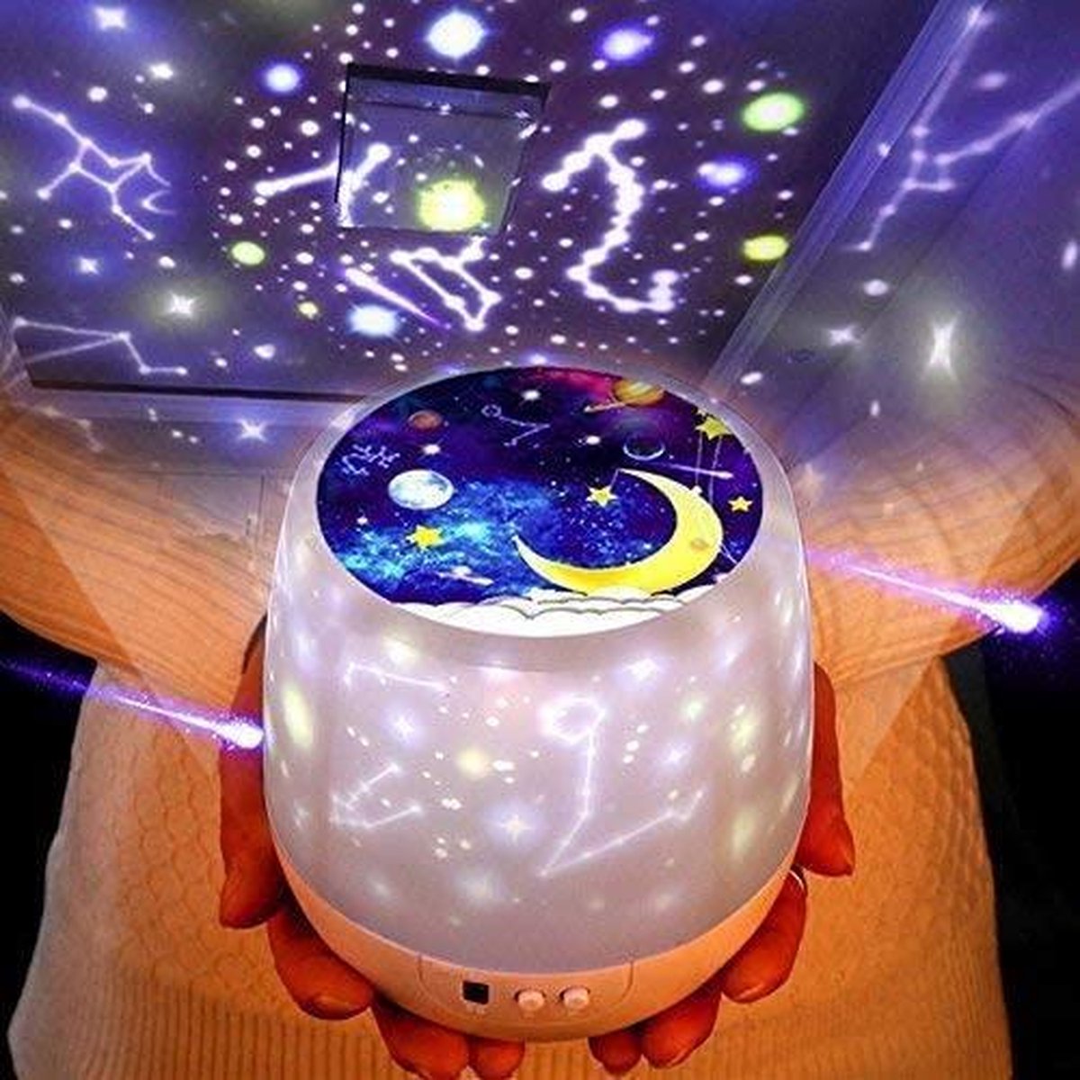 Sterren Projector Nachtlampje Kinderen 2-in-1 - Holy Shibby Baby Projector