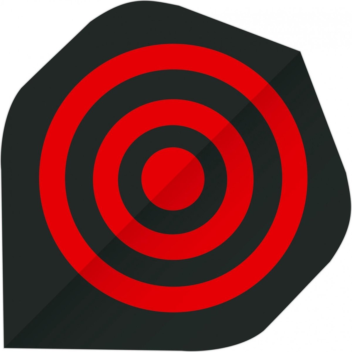 Bull's - Flights Base Target A-standard 75 Micron Rood/zwart