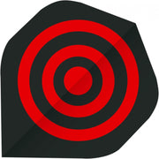 Bull's - Flights Base Target A-standard 75 Micron Rood/zwart